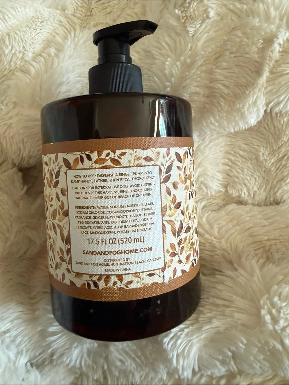 Sand & Fog-Sage Pumpkin Scented Hand Soap